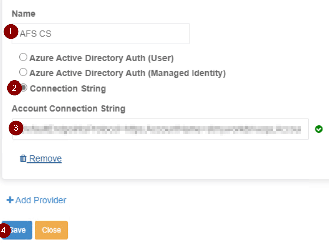 azure file share connection string