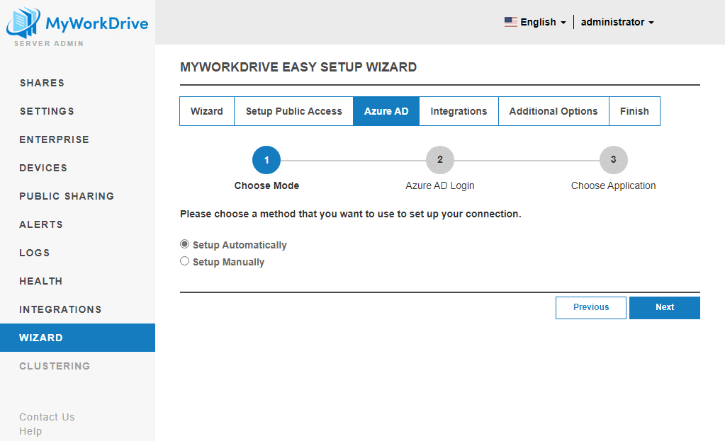 choose-automatic-or-manual-to-connect-Entra-ID